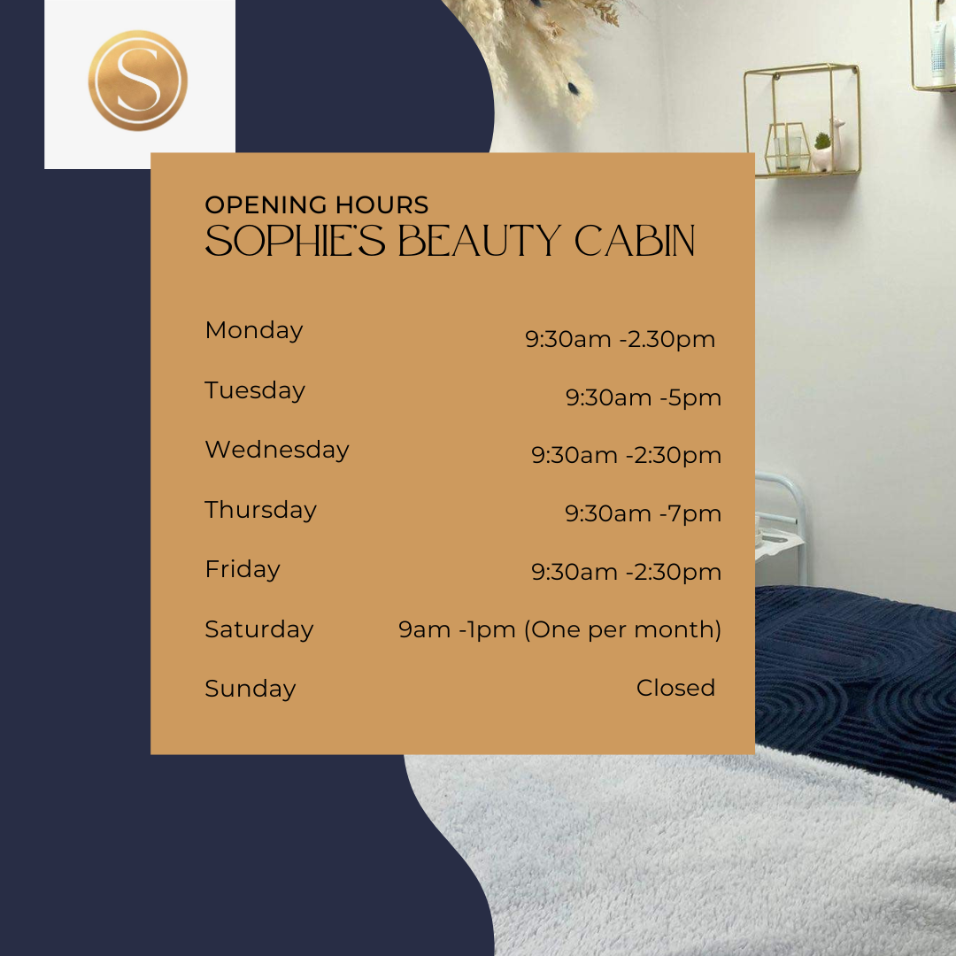 opening-hours-sophies-beauty-cabin